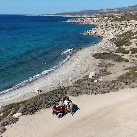 Bright Sea View With Sunset & Pool Paphos كيسونيجرا
