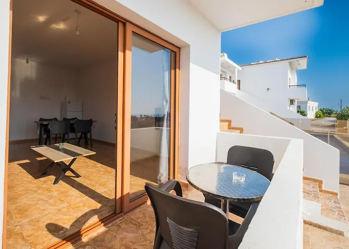 Bright Sea View With Sunset & Pool Paphos