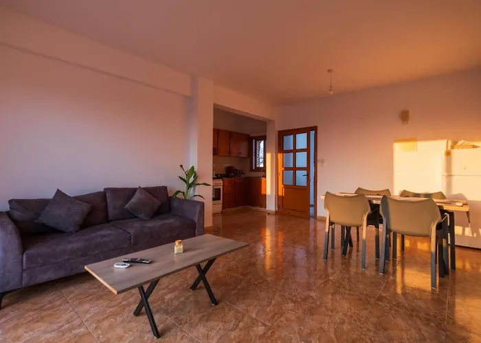 Bright Sea View With Sunset & Pool Paphos Apartmán Kissonerga